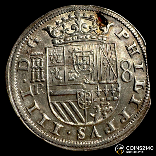 Felipe IV (1621-1665). 8 reales. 1635. Segovia. R. (AC-1606). (Jarabo-Sanahuja-C368). 27,23g.
