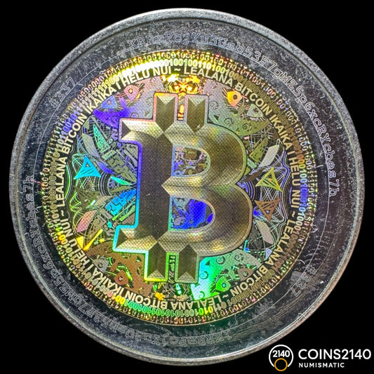 2021 Lealana • 0,01 Bitcoin • Loaded • Nickel Brass