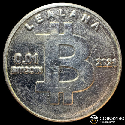 2021 Lealana • 0,01 Bitcoin • Loaded • Nickel Brass