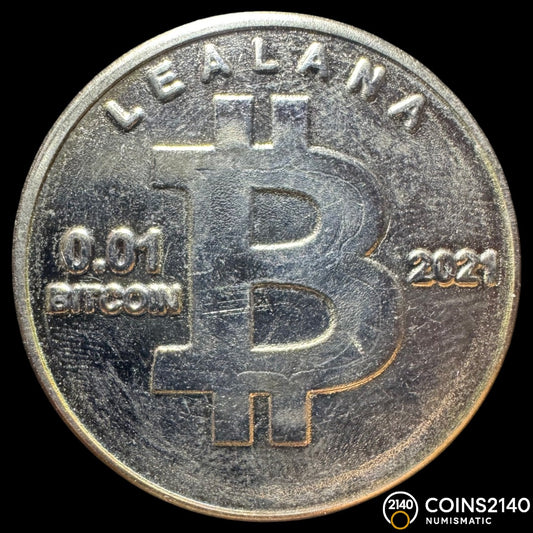 2021 Lealana • 0,01 Bitcoin • Loaded • Nickel Brass