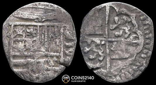Felipe II (1566-1598). 2 reales. 1593. Toledo. C. (AC-452). (Jarabo-Sanahuja-A891). Ag. 3,94g.