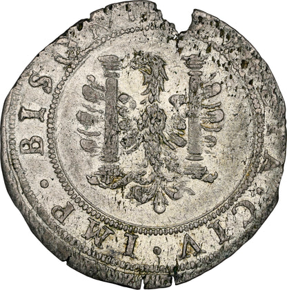 [NGC TOP POP] Felipe IV (1621-1665). 1/4 testón (doble gros). 1623. Besançon. (Tauler-3000). (Vti-1644). Vellón. 2,95g. NGC AU55.