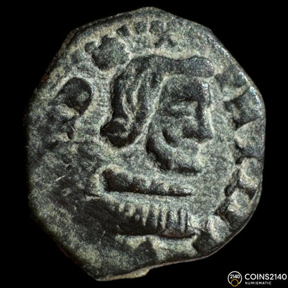 Felipe IV (1621-1665). 4 maravedís. 1661. Cuenca. (AC - 211). (JaraboSanahuja - M210). 1,26g.