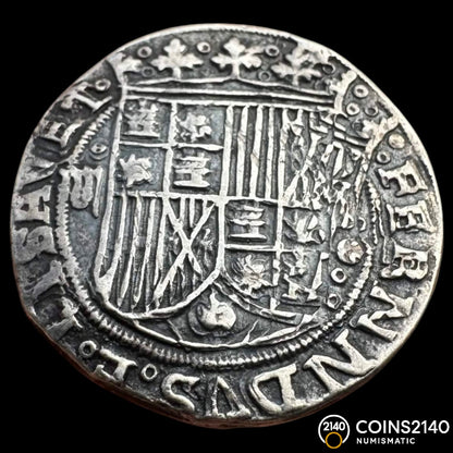 Reyes Católicos (1474-1504). 4 reales. Burgos. (AC-Nocita). (López de la Fuente-Nocita). 12,42g.