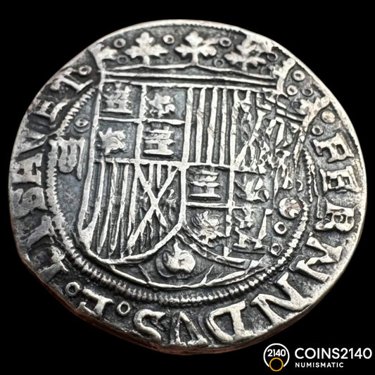 Reyes Católicos (1474-1504). 4 reales. Burgos. (AC-Nocita). (López de la Fuente-Nocita). 12,42g.