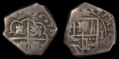 Felipe III (1598-1621). 1 real. 1607. Toledo. (C). (Cal-Nocita/unlisted). (Jarabo-Sanahuja-Nocita/unlisted). Ag. 3,11g. PCGS F15.