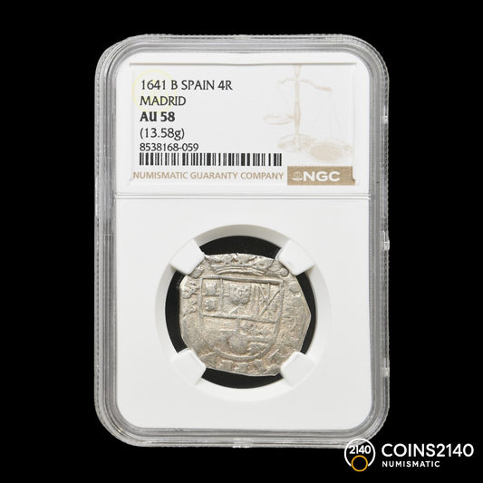 Felipe IV (1621-1665). 4 reales. 1641. Madrid. B. (AC-1024). (Jarabo-Sanahuja-C120). 13,58g.