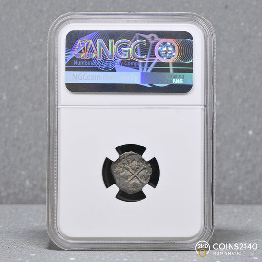 [NGC TOP POP] Felipe IV (1621-1665). 1/2 real. B. 1642. Madrid. (AC-547). (Jarabo-Sanahuja-C226). 1,62g. NGC AU53