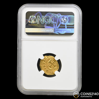 [NGC TOP POP] Felipe III (1598-1621). 1 escudo. 1615. Sevilla. V. (AC-1024). (Tauler-62). 3,36g. NGC AU55.