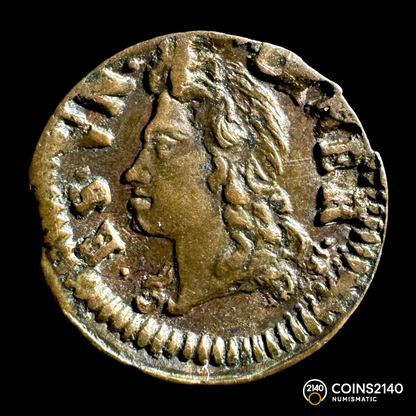 Carlos III, Pretendiente (1700-1714). Dinero. 1709. Barcelona. (AC-2). 0,71g.