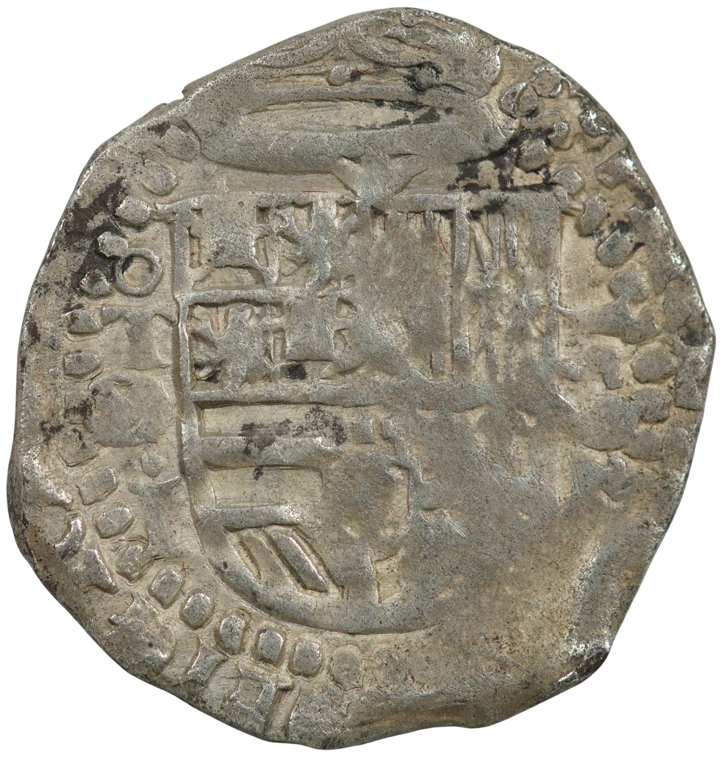 Felipe II (1566-1598). 1 real. 1592. Toledo. Ⓜ. (Cal-285). (Jarabo-Sanahuja-A933). Ag. 3,37g.