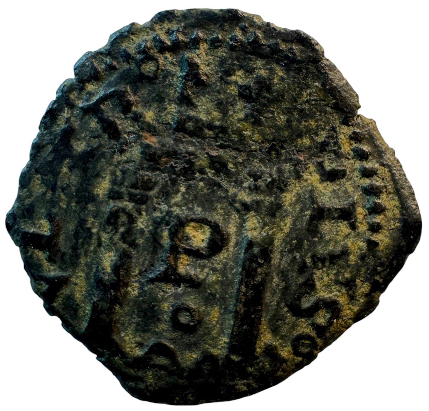 Carlos I (1516-1556). Cornado. Pamplona. (Cal-43). Ae. 1,02g.