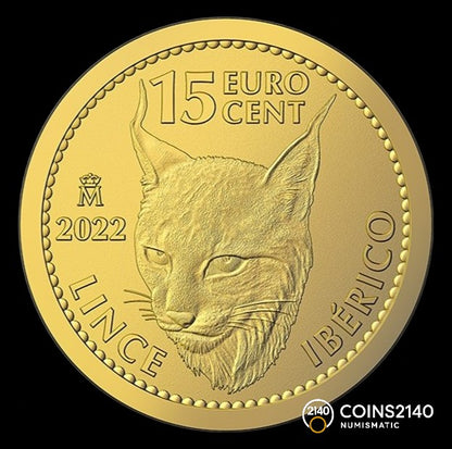 España. FNMT. 1/10 onza. Lince. 2022. 3,11g. Proof Inverso.