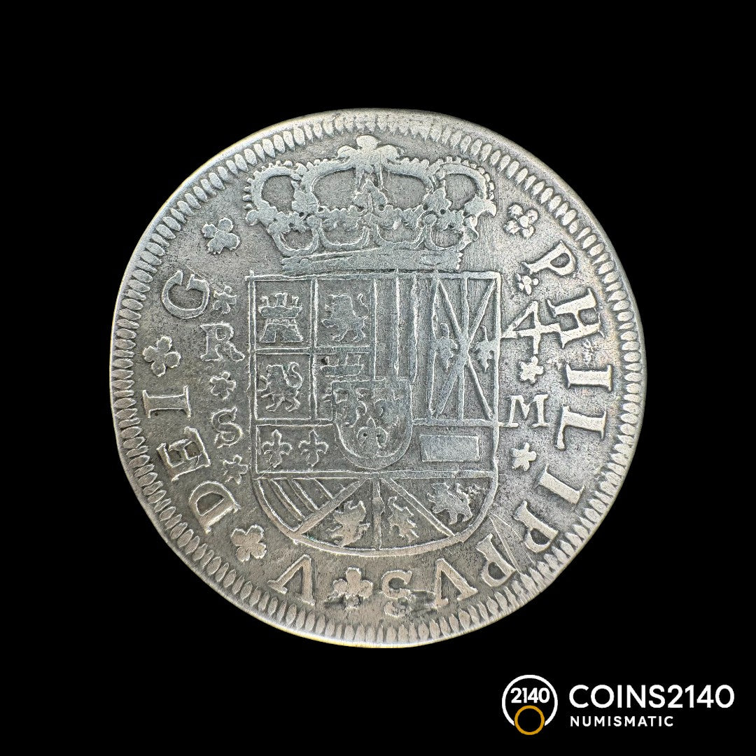 Felipe V (1700-1746). 4 Reales. 1718. Sevilla. (AC-1221.1). Ag. 11,74g.