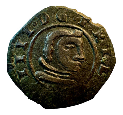 Felipe IV (1621-1665). 8 maravedís. (1661). Burgos. R. (Cal-302). (Jarabo-Sanahuja-M11). Vellón. 2,60g.