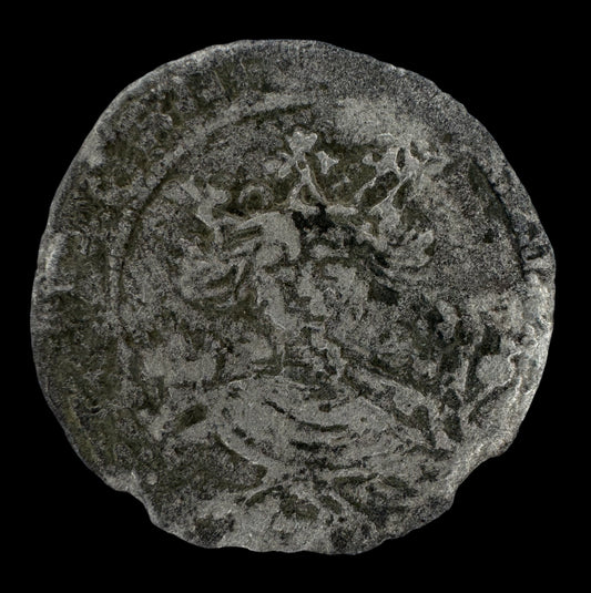 Enrique IV. (1454-1474). 1/2 Cuartillo. Sevilla. 1,42 g. F.