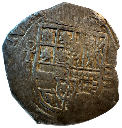 Felipe III (1598-1621). 4 reales. (160)2. Toledo. C. Tipo “OMNIVM”. (Cal-No cita). (Jarabo-Sanahuja-No Cita). Ag. 13,57g. INEDITA?