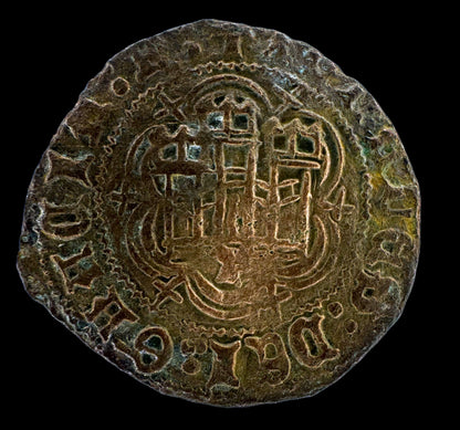 Enrique III (1390-1406). Blanca. Toledo. 2,22g. F.