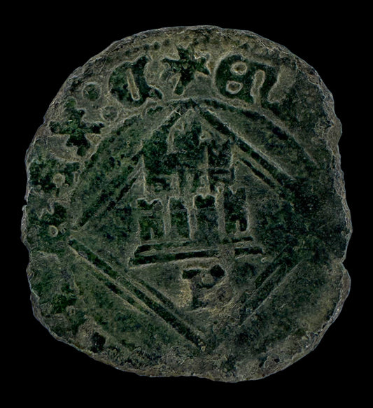 Enrique IV. (1454-1474). Blanca de Rombo. Burgos. 0,67 g. VF.