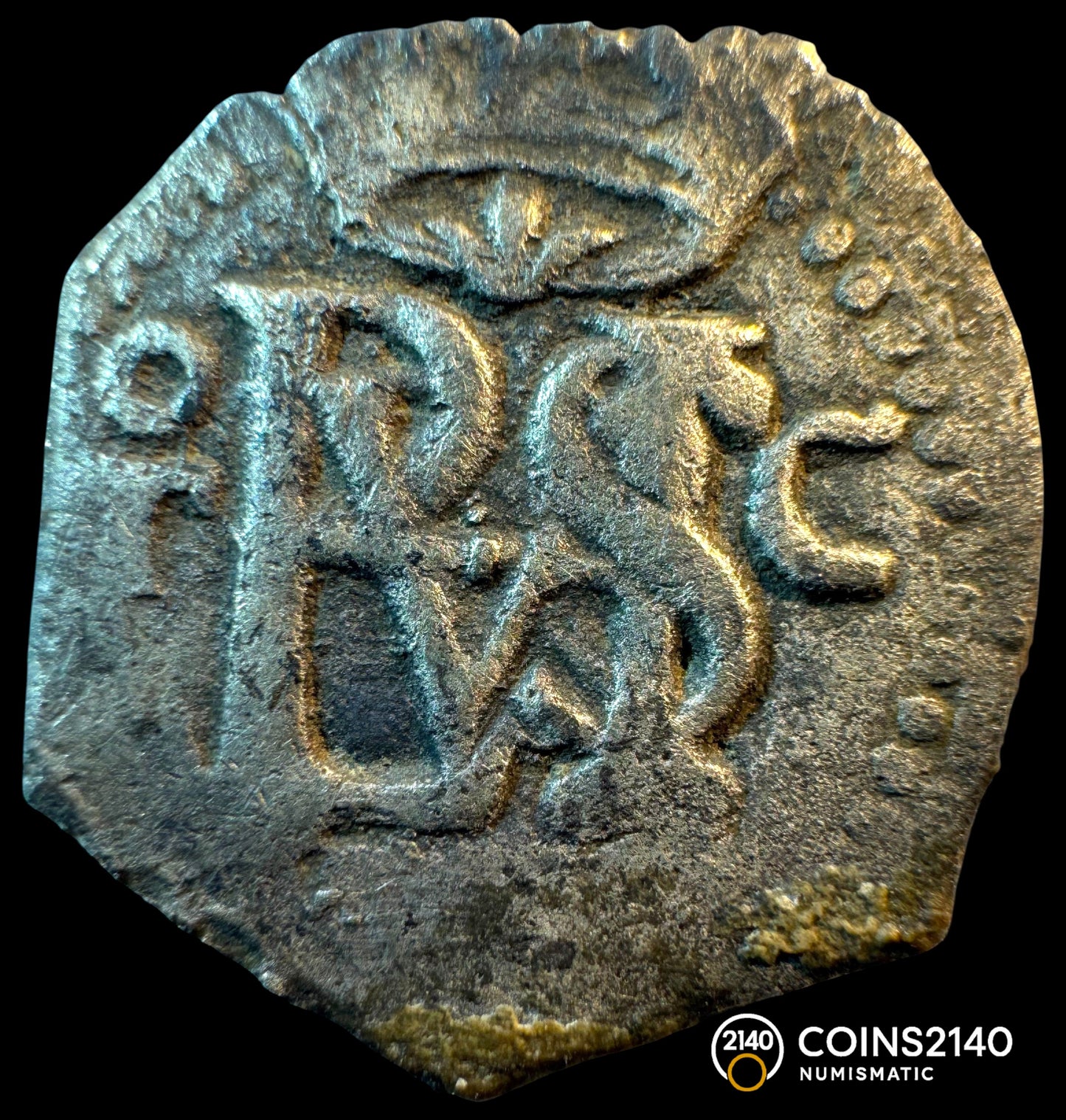 Felipe II (1566-1598). 1/2 real. (1593-1595). Toledo. C. (Cal-172). (Jarabo-Sanahuja-Tipo A964). Ag. 1,60g.