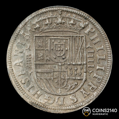 Felipe II (1566-1598). 4 Reales. 1589. Segovia. (AC-554). (Jarabo-Sanahuja-A515 Plate Coin). 13,15g.
