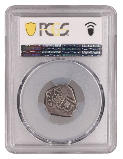 Felipe III (1598-1621). 1 real. 1607. Toledo. (C). (Cal-Nocita/unlisted). (Jarabo-Sanahuja-Nocita/unlisted). Ag. 3,11g. PCGS F15.