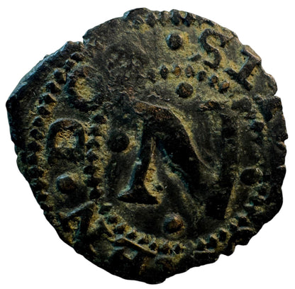 Carlos I (1516-1556). Cornado. Pamplona. (Cal-43). Ae. 1,02g.