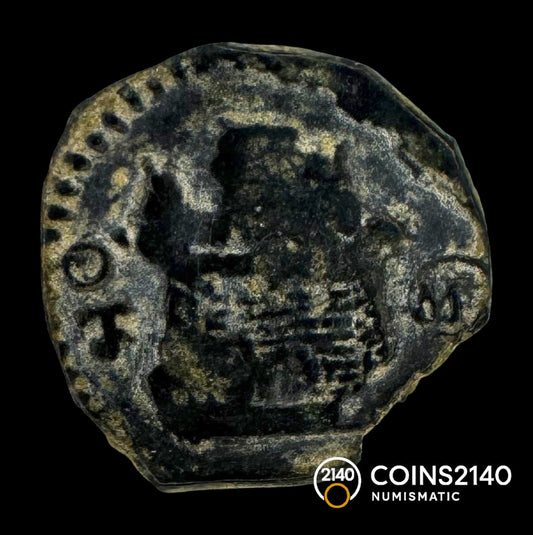 Felipe II (1566-1598). Blanca. S/F. Toledo. Ⓜ. (AC-48). (Jarabo-Sanahuja-A284). Ag. 0,97g.