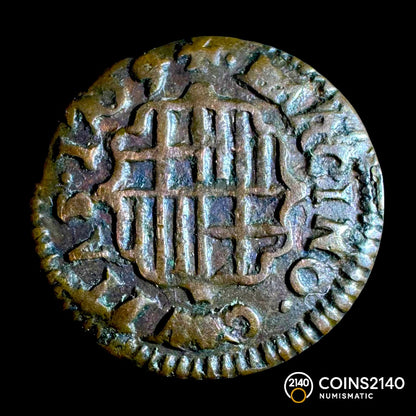 Carlos III, Pretendiente (1700-1714). Dinero. 1709. Barcelona. (AC-2). 0,71g.