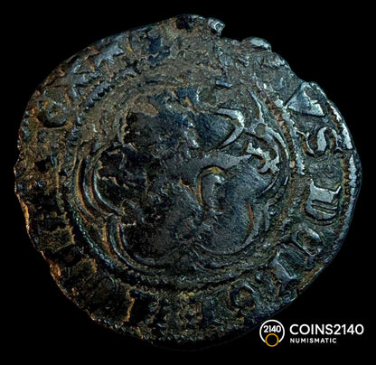 Enrique III (1390-1406). Blanca. Burgos. 1,37g VF.