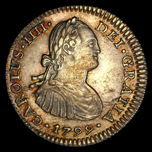 Carlos IV (1788-1808). 1 real. 1799. México. FM. (AC-441). 3,38g.